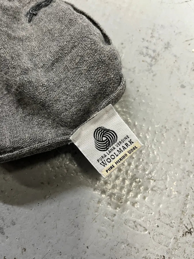 1990s Yves Saint Laurent Grey Polo Sweater qLOazeZ 8