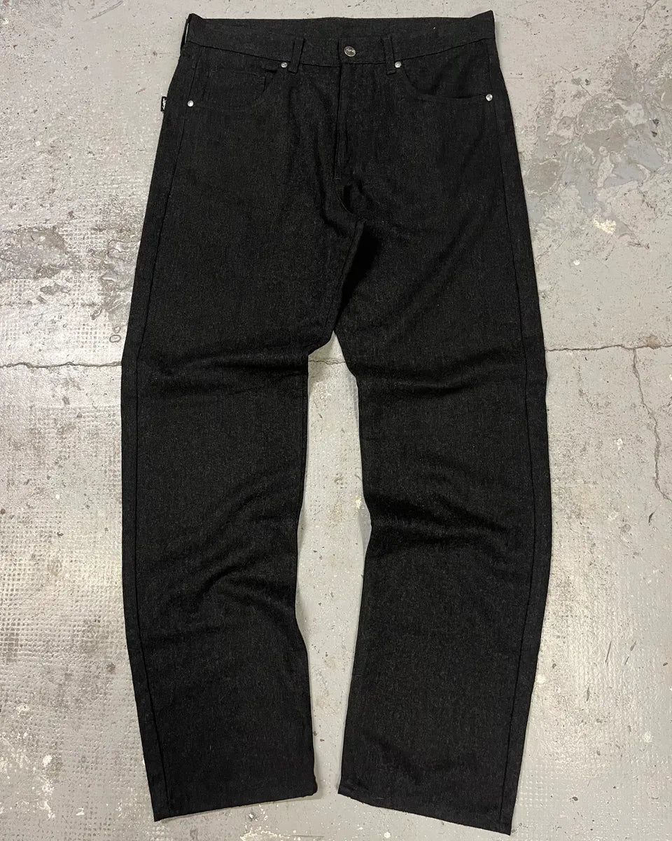 1990s Yves Saint Laurent Grey Wool Pants (L) xIUWNZt 0