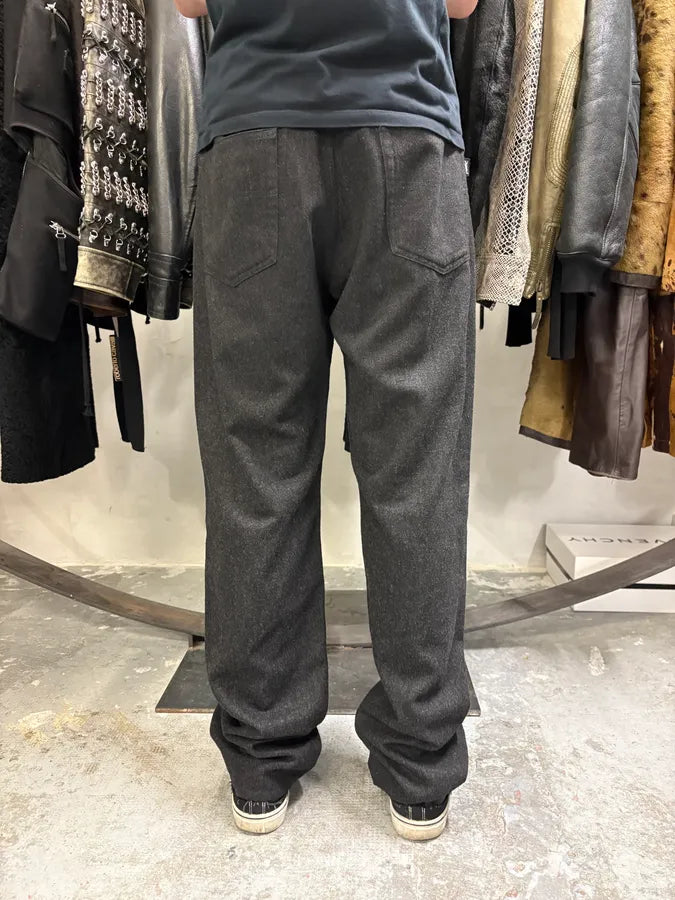 1990s Yves Saint Laurent Grey Wool Pants (L) xIUWNZt 2