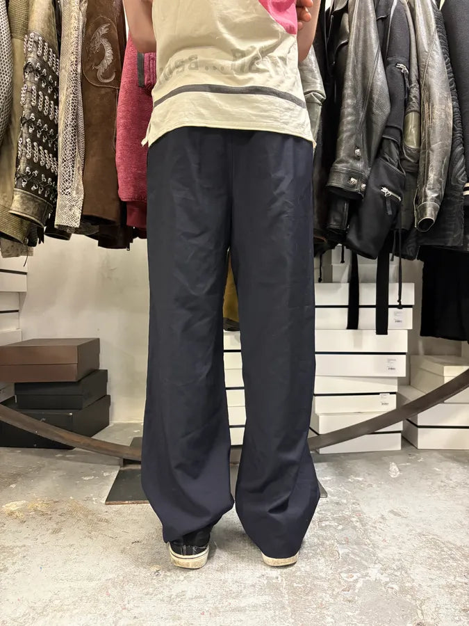 1990s Yves Saint Laurent Navy Wool Pants jEcKHKz 3