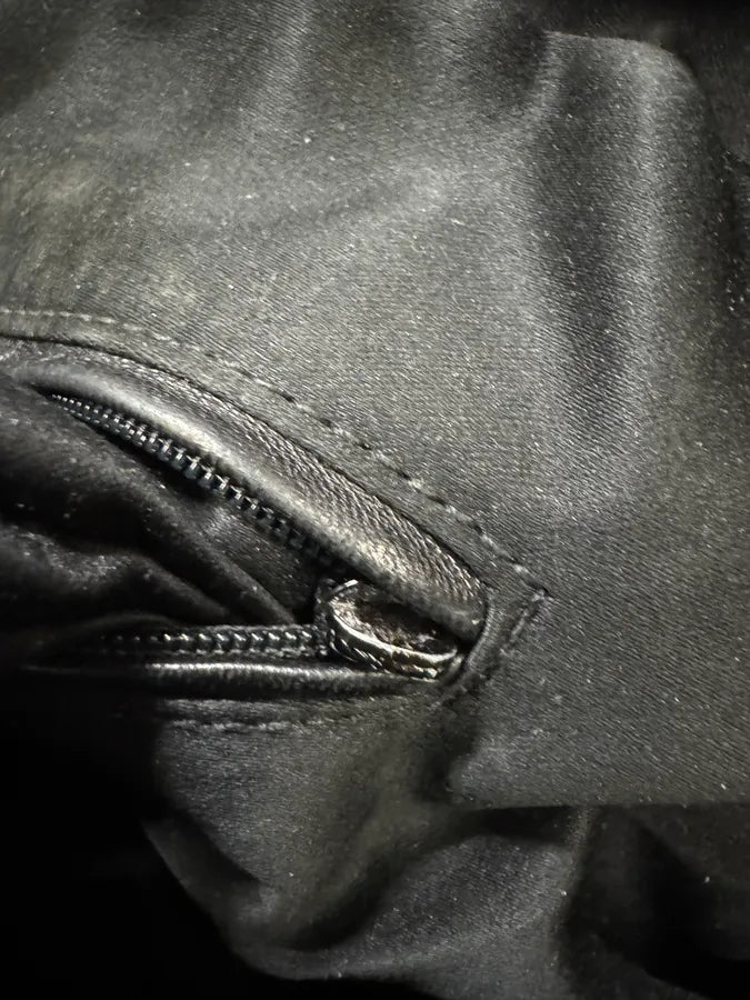 1990s Yves Saint Laurent Pony Hair Y Black Leather Handle Bag HmeZkVy 12