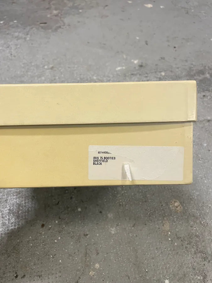 1990s Yves Saint Laurent Rive Gauche Black Leather Ankle Boots (40eu/us7) 11