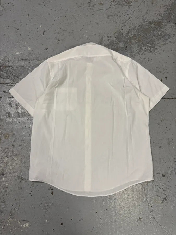 1990s Yves Saint Laurent White Short Sleeves Shirt FVCqGrt 3