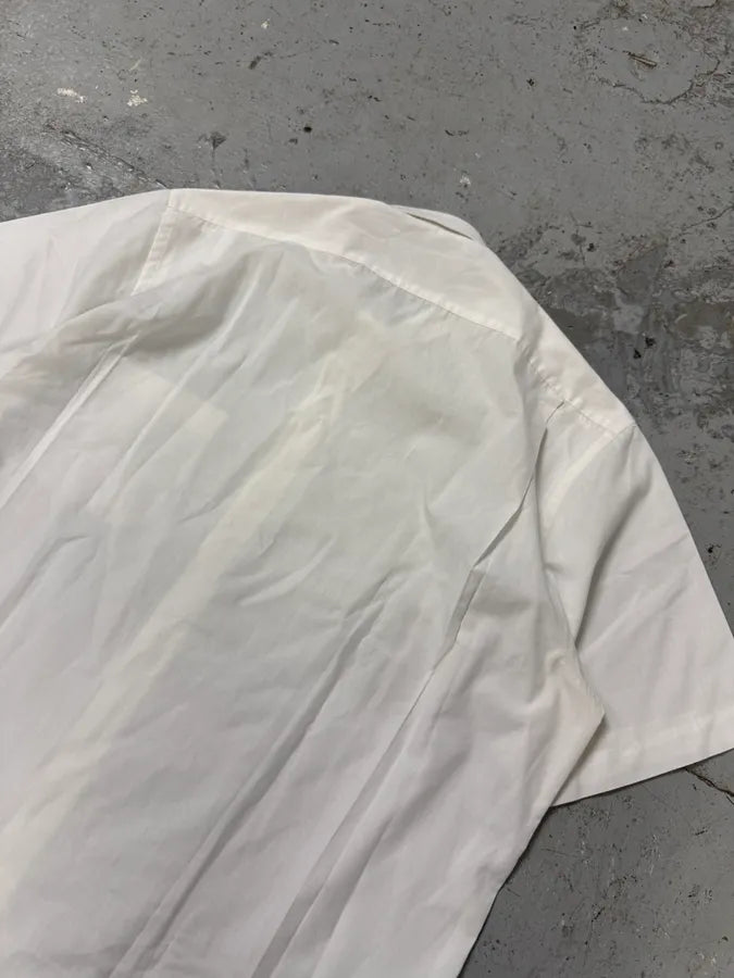 1990s Yves Saint Laurent White Short Sleeves Shirt FVCqGrt 4