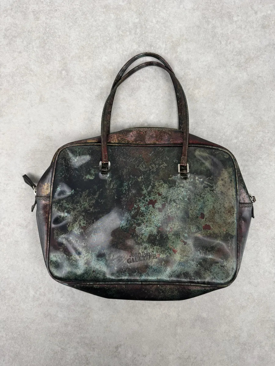 1995 Jean Paul Gaultier Cyber Earth Evolution Handle Bag nCmmoCw 0