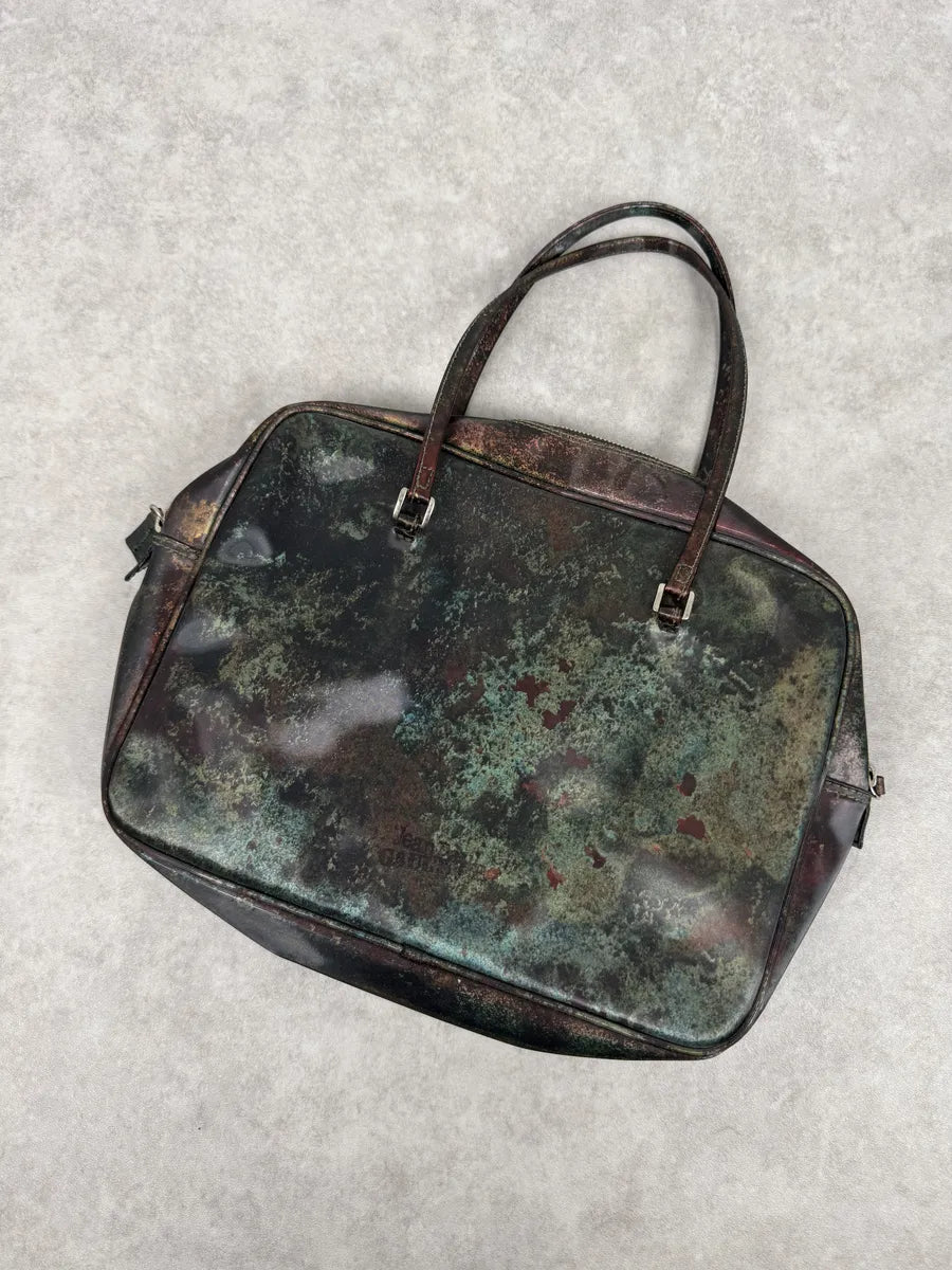 1995 Jean Paul Gaultier Cyber Earth Evolution Handle Bag nCmmoCw 4