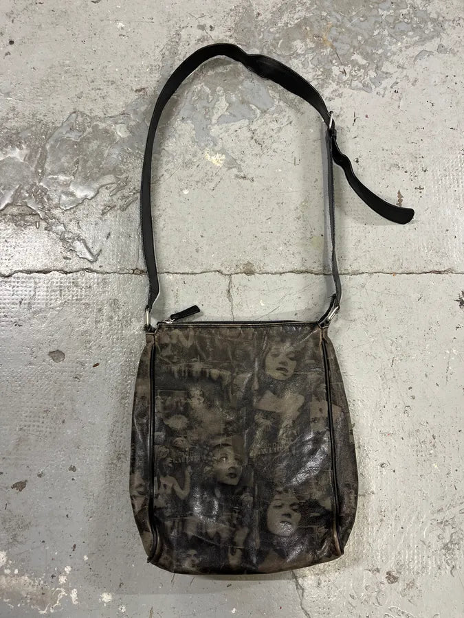 1995 Jean Paul Gaultier Dark Shadow Human Face Shoulder Bag (OS) fXqKbKG 1