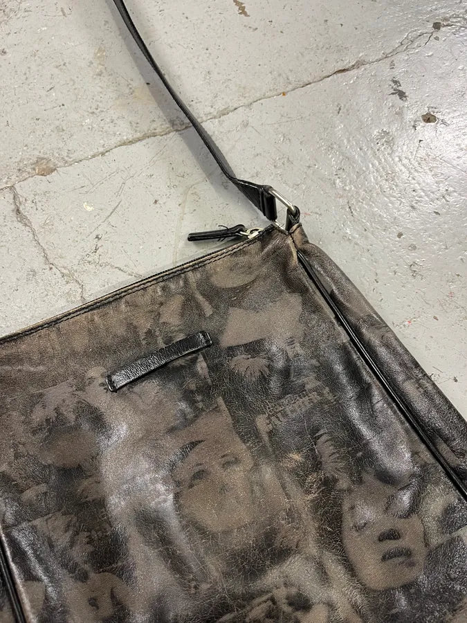 1995 Jean Paul Gaultier Dark Shadow Human Face Shoulder Bag (OS) fXqKbKG 4