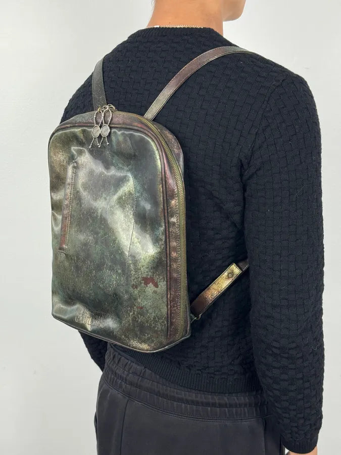 1995 Jean Paul Gaultier Earth Evolution Handle Backpack LBroDxJ 3