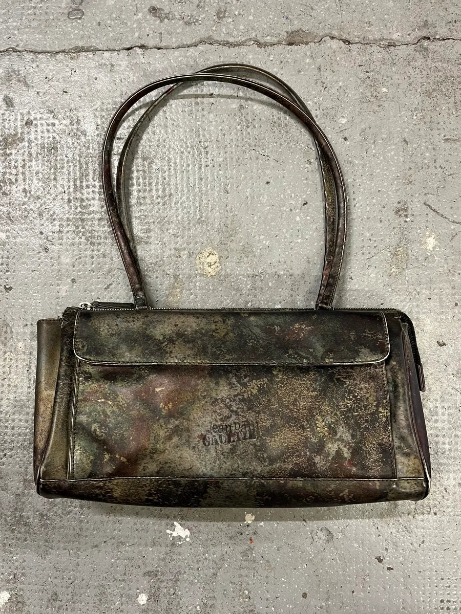 1995 Jean Paul Gaultier Earth Evolution Handle Bag (OS) OfOxvlq 0