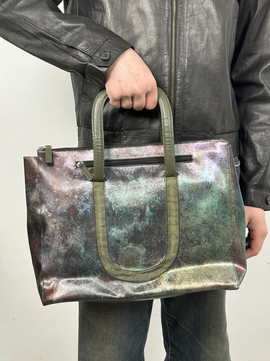 1995 Jean Paul Gaultier Evolution World Eroded Handle Bag fgWXEuw 0