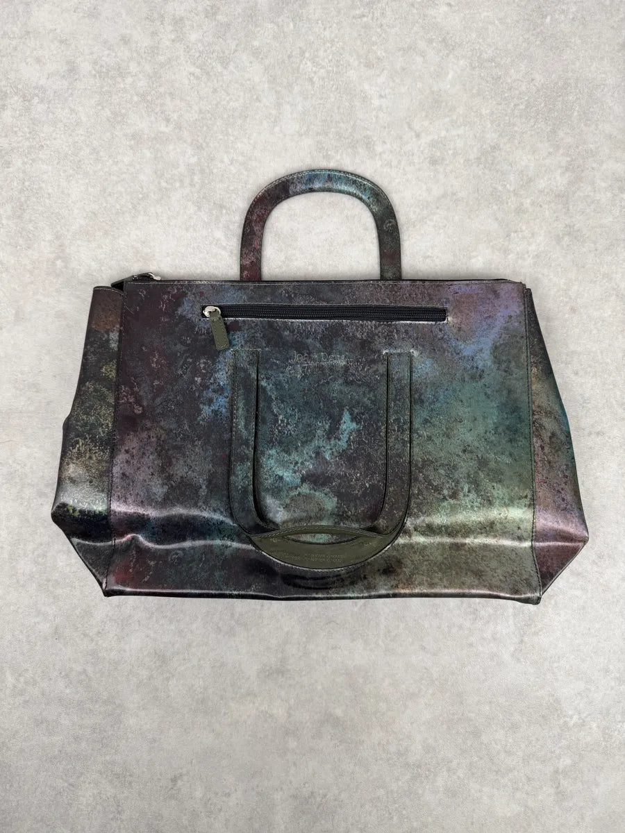 1995 Jean Paul Gaultier Evolution World Eroded Handle Bag fgWXEuw 3