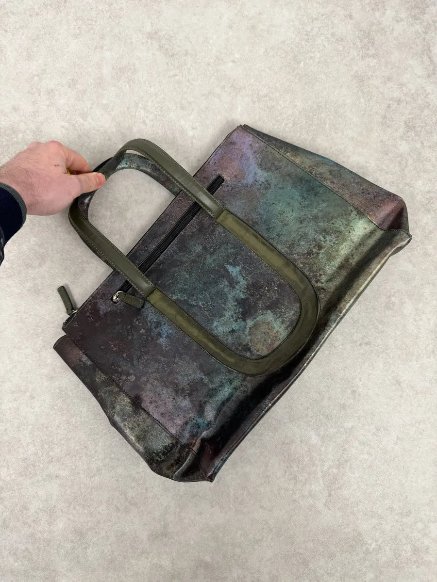 1995 Jean Paul Gaultier Evolution World Eroded Handle Bag fgWXEuw 5