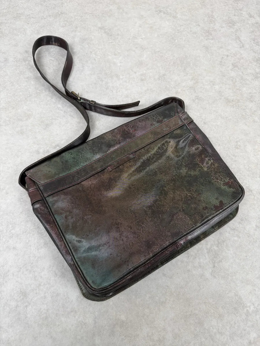 1995 Jean Paul Gaultier World Eroded Satin Shoulder Bag NoSmNUz 3