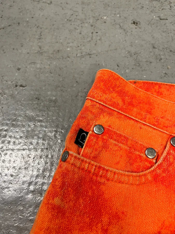 1998 Cavalli Fantasy World Orange Pants MfqoDNC 6