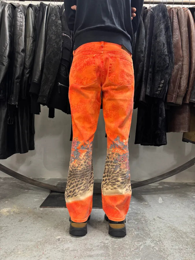 1998 Cavalli Fantasy World Orange Pants MfqoDNC 3