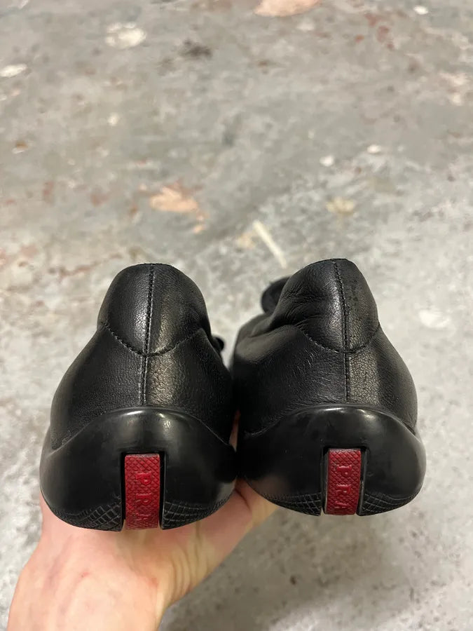 1999 Prada Toblach Black Leather Shoes – Dolce Vita Hub
