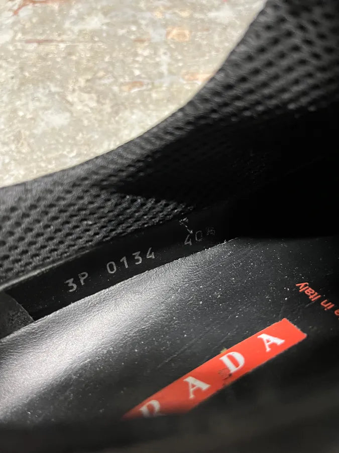 1999 Prada Toblach Black Leather Shoes (40.5eu/us7.5) znPPIuq 7