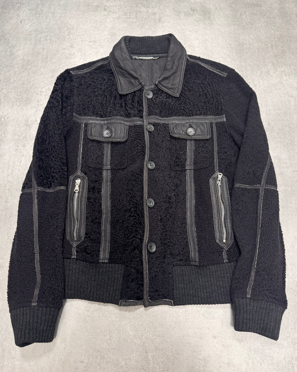 2000s Dolce & Gabbana Lamb Leather Jacket