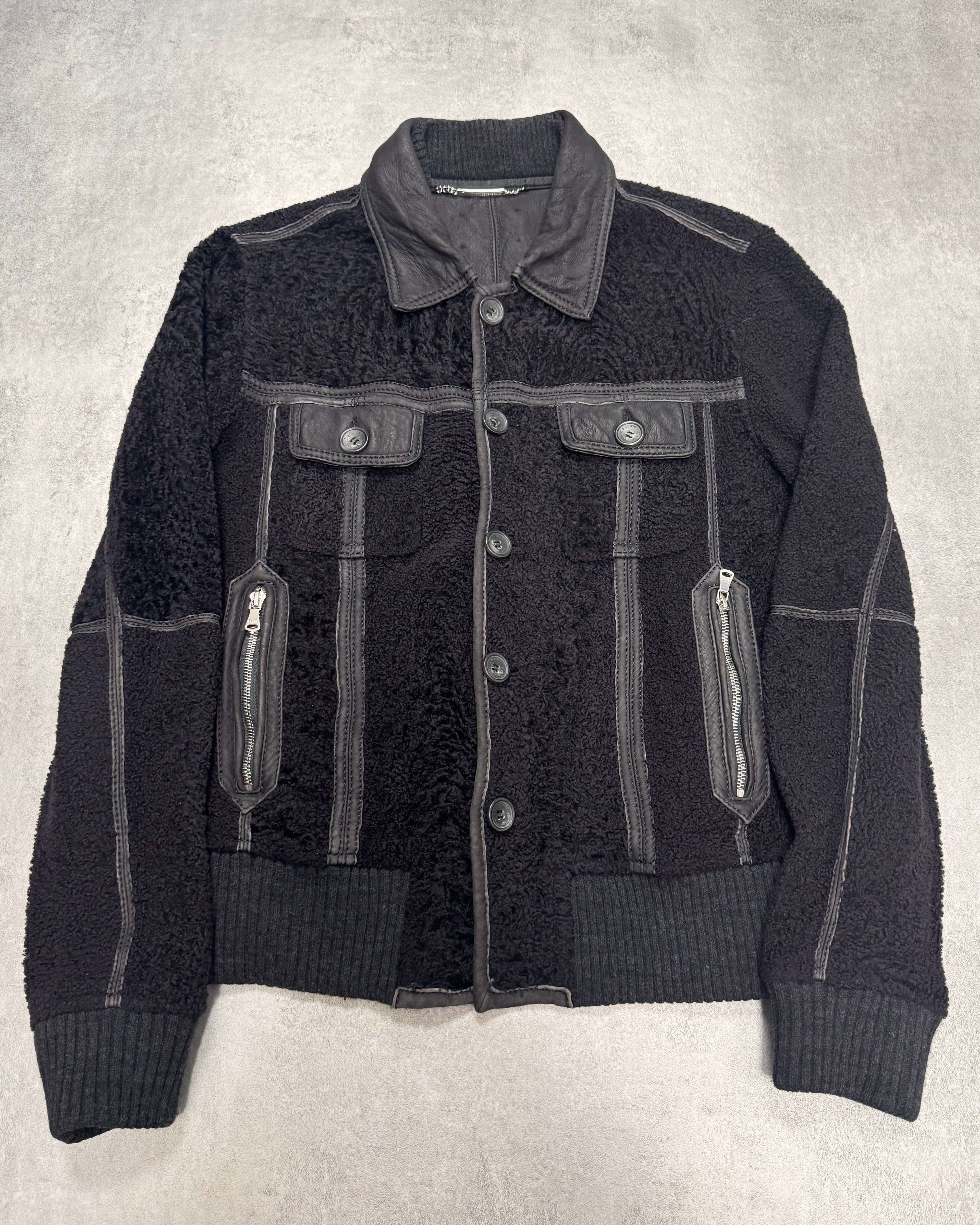 2000s Dolce & Gabbana Lamb Leather Jacket