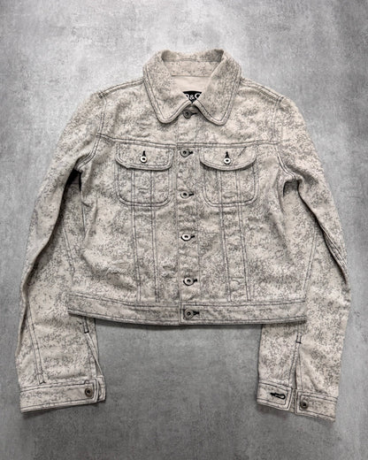 2000s Dolce & Gabbana Camouflage Light Cropped Jacket (XS)