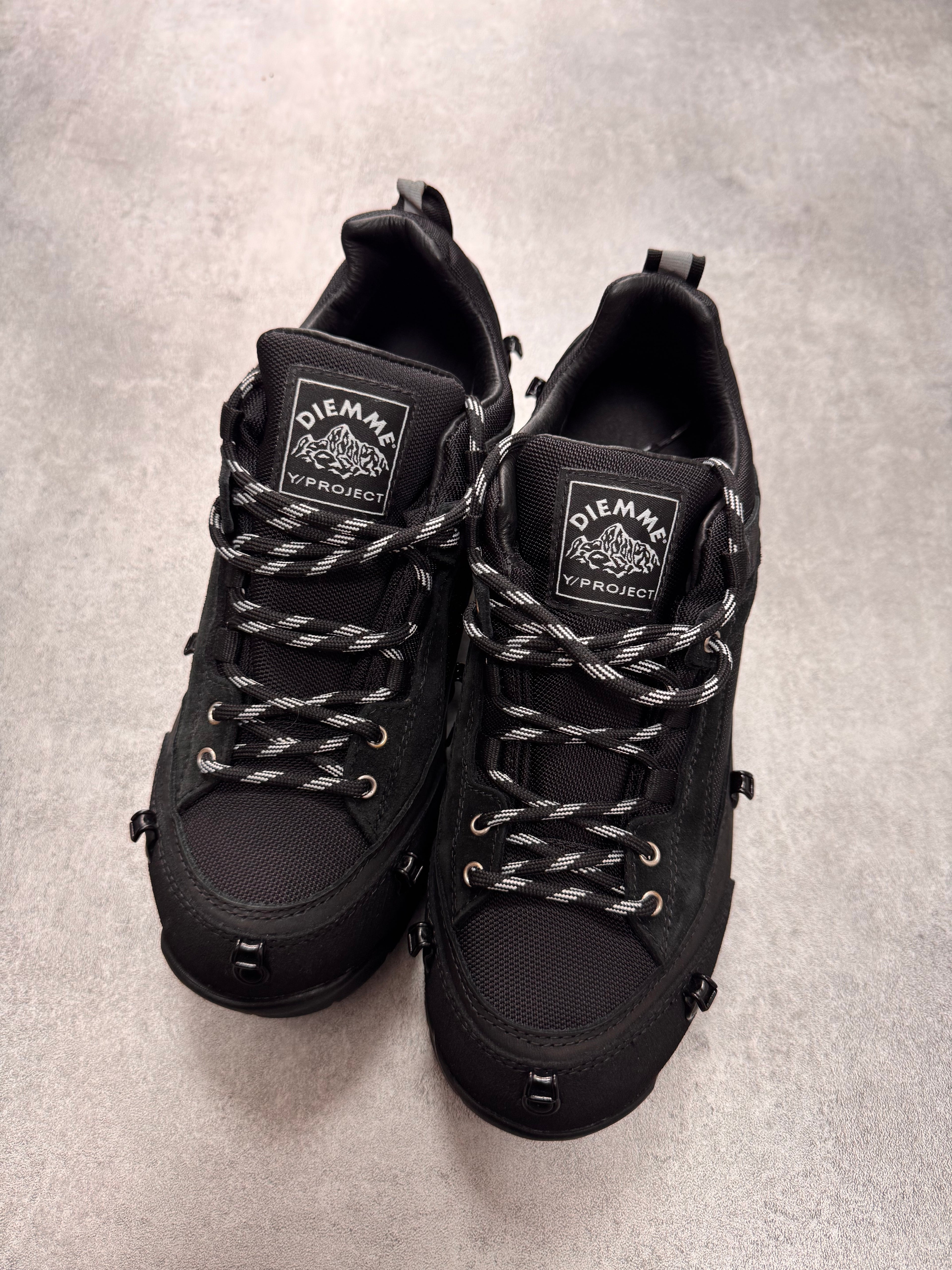 Y/Project x Diemme Black Grappa Hiker Shoes