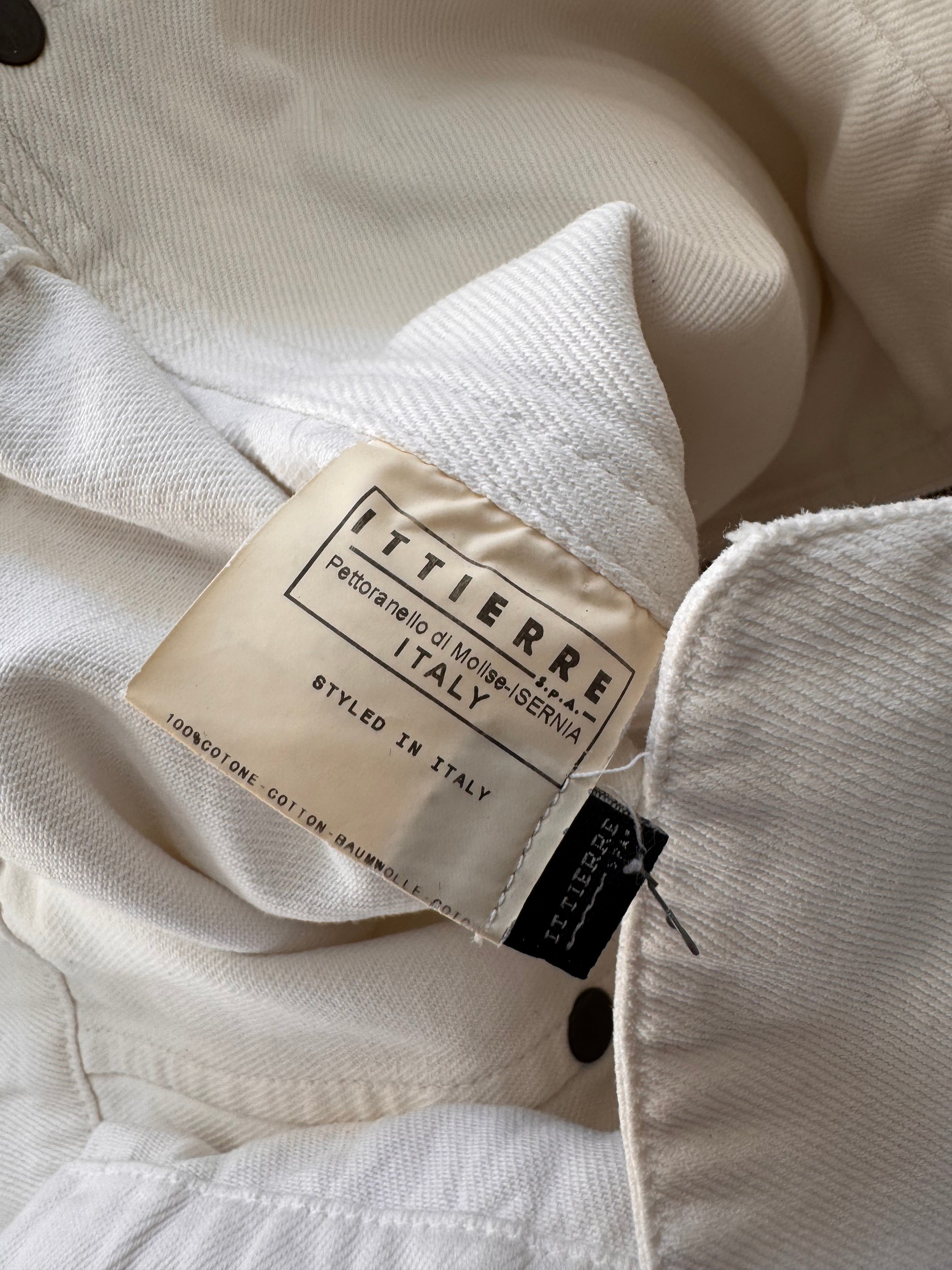 SS2003 Dolce & Gabbana Parachute Cargo Cropped White Jacket