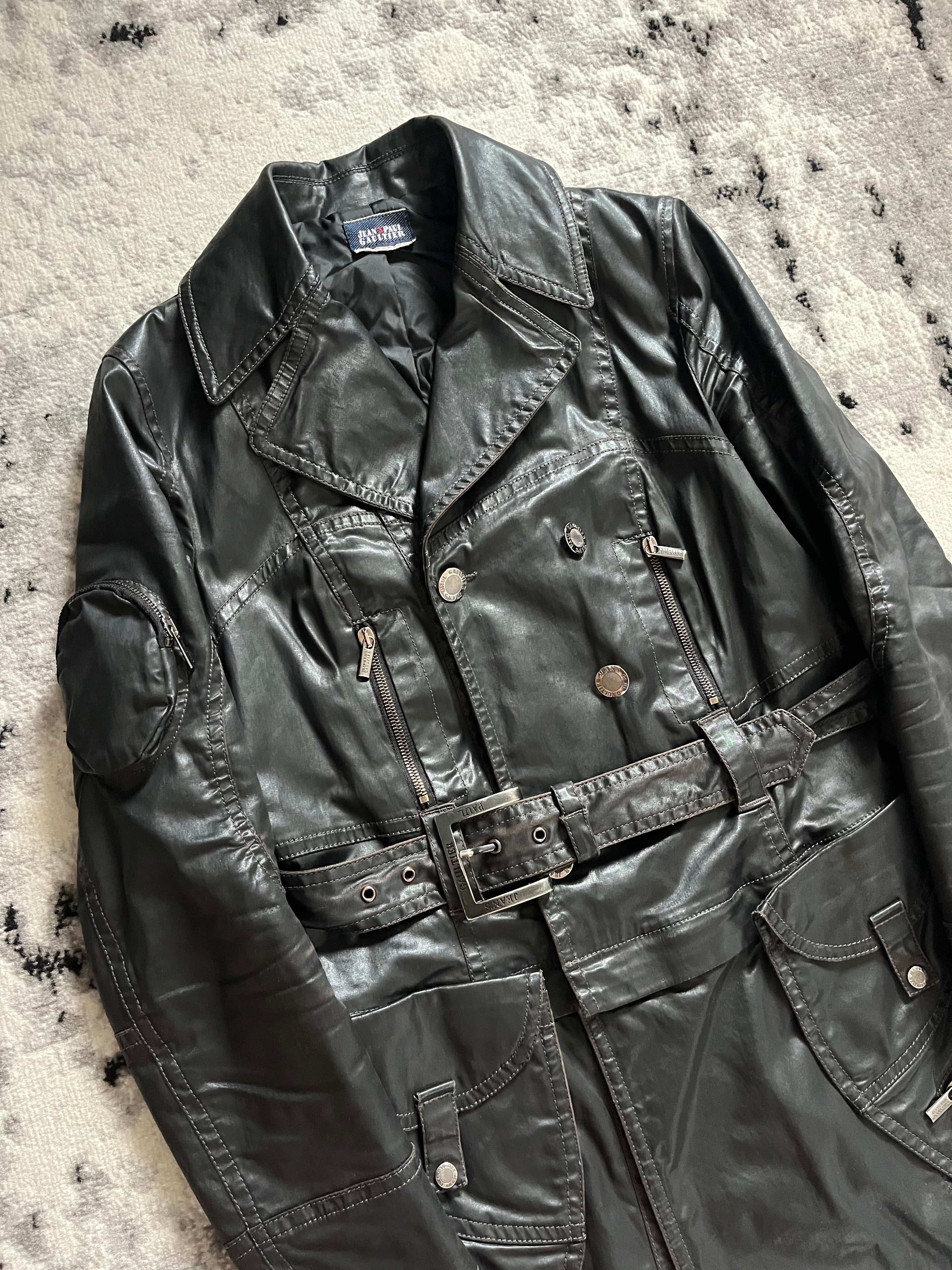 00年代 ジャンポール・ゴルチエ カーゴデタッチャブルトレンチジャケット(S)