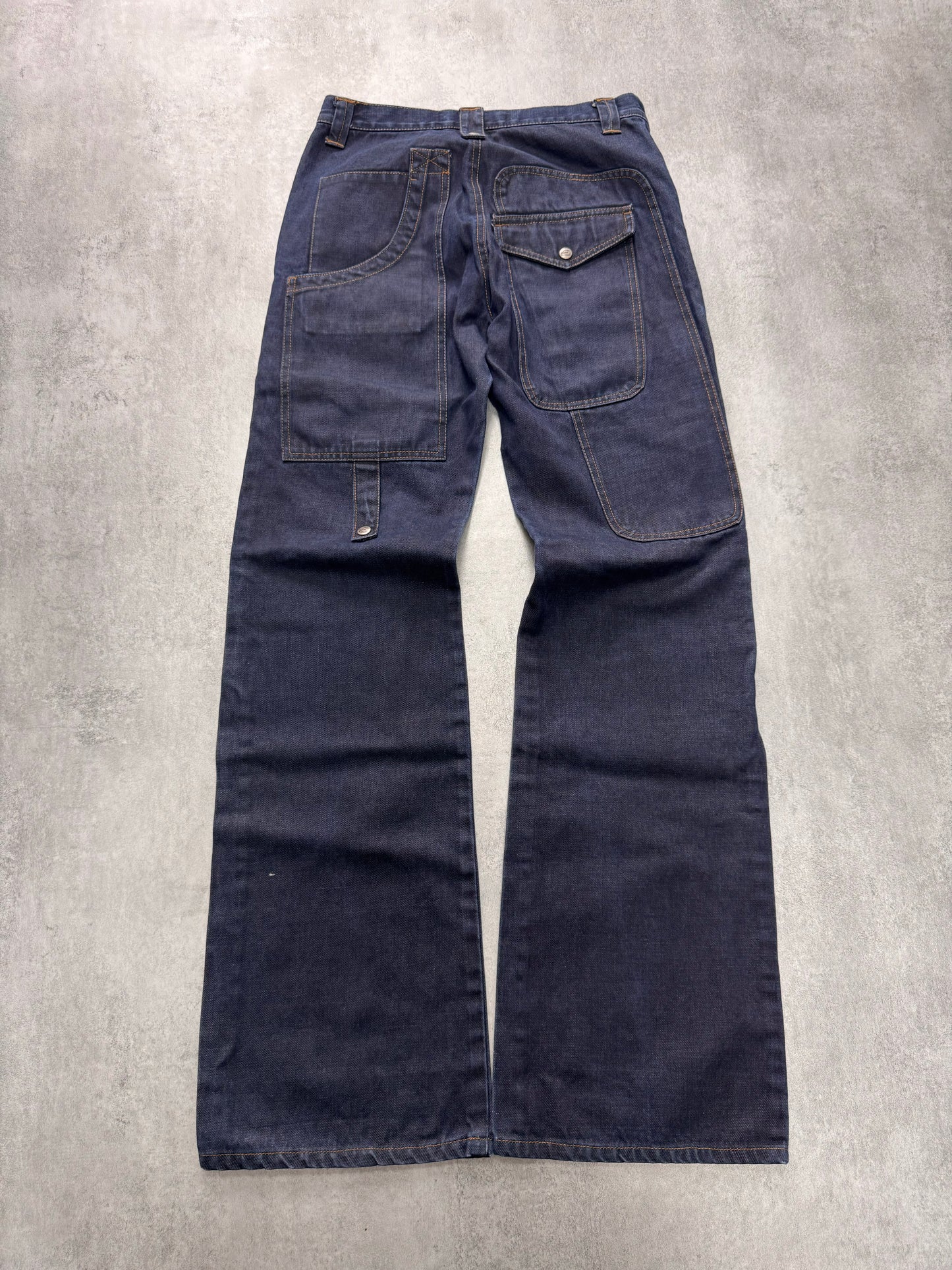 AW2004 Cavalli Carpenter Cargo Denim Pants (XS)