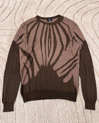 2000s Versace Primal Scars Sweater (M/L)
