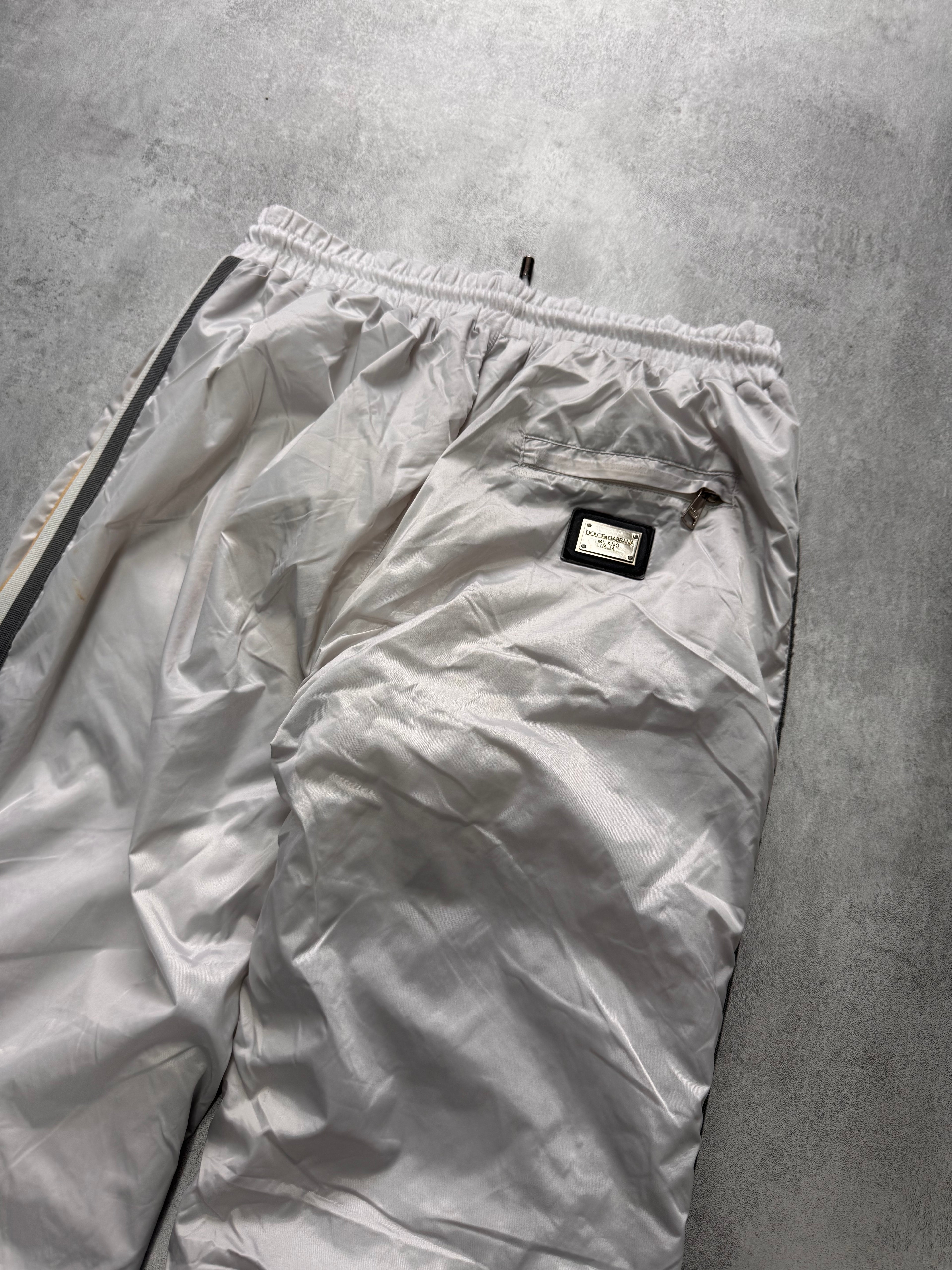 2000s Dolce & Gabbana Silver Joggers