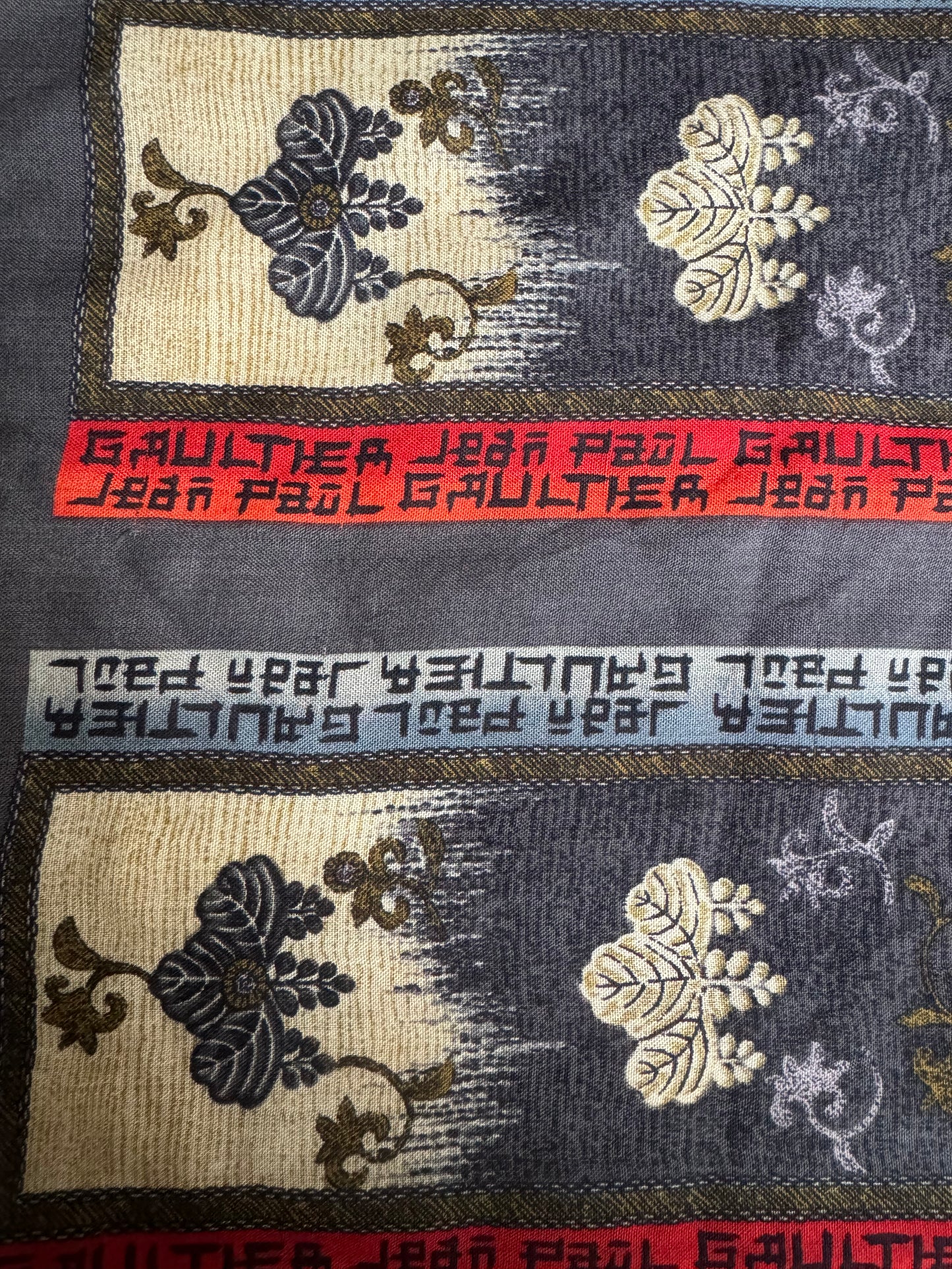 2000s Jean Paul Gaultier Traditional Asian Headscarf  (OS) - 7