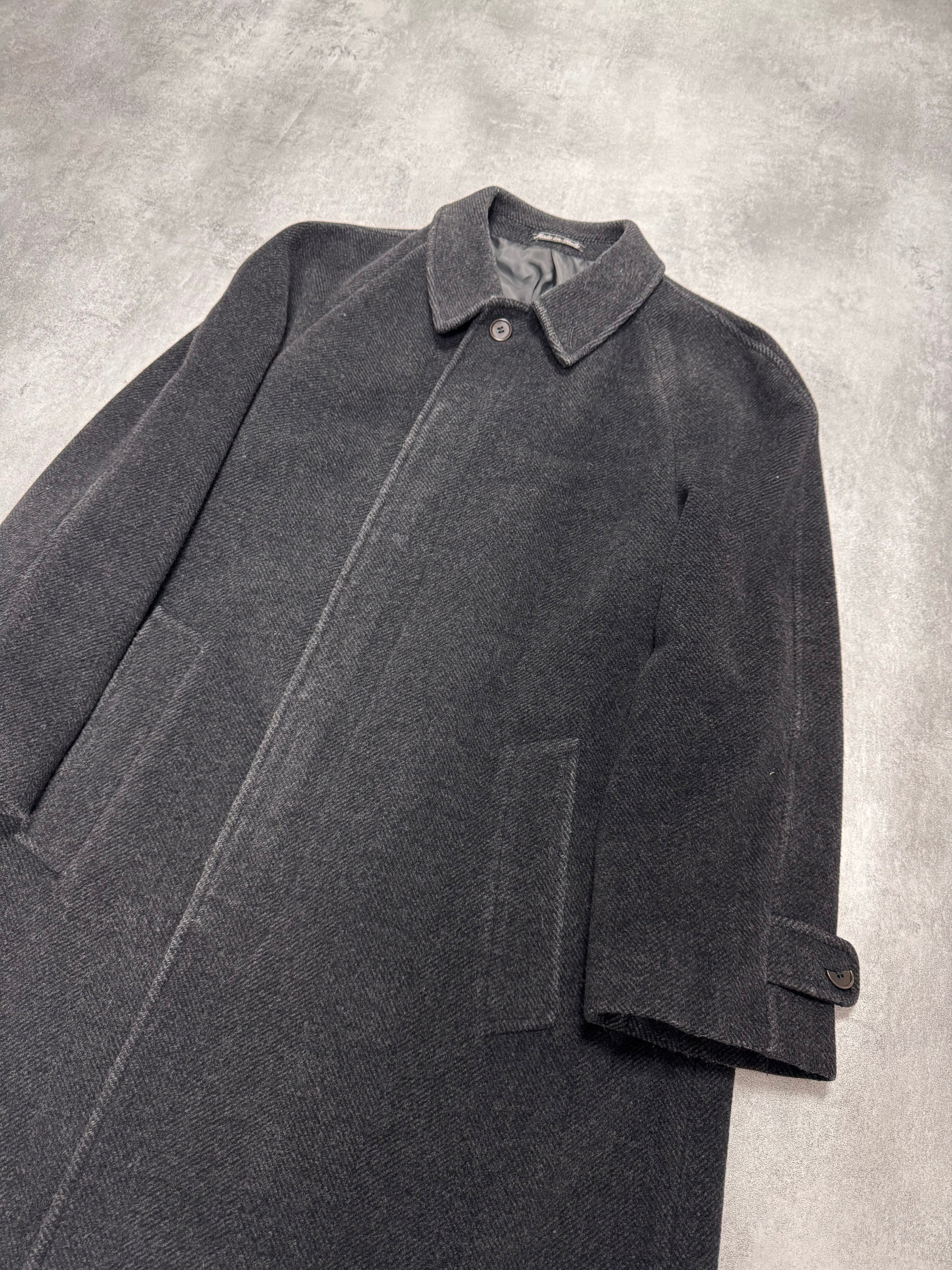1990s Giorgio Armani Wool Long Coat