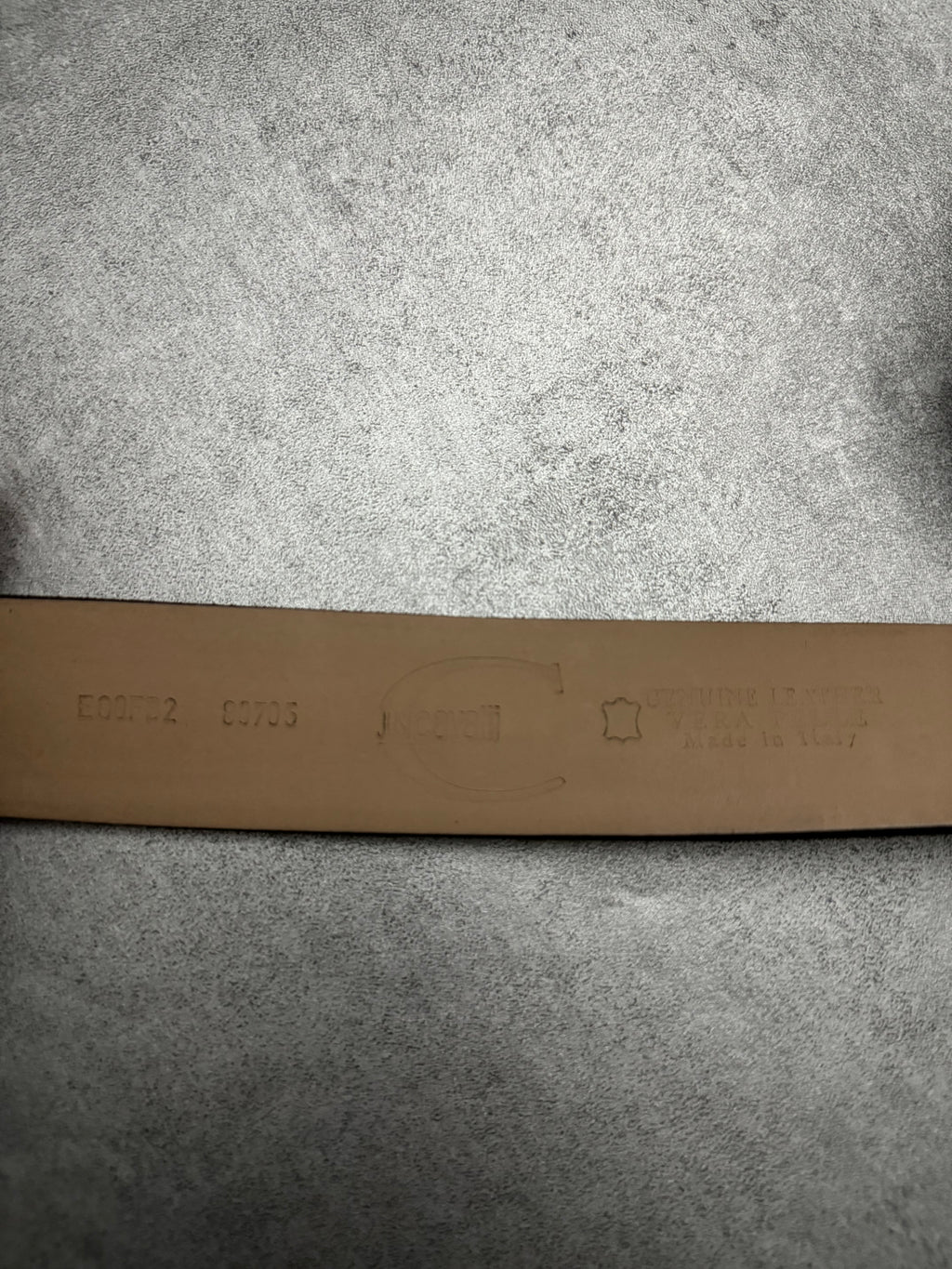 AW2004 Cavalli Brown Pony Hair Leather Belt  (OS) - 5