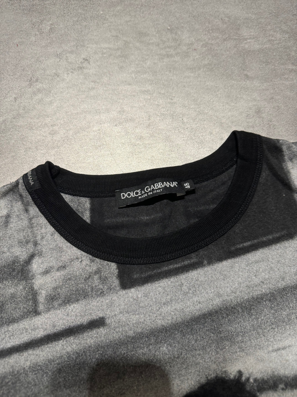 Dolce & Gabbana Black & White Rebel Young Children Tee-Shirt (S) - 8