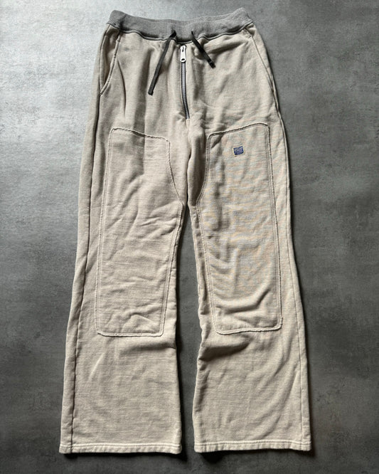 AW2024 Kapital Flared Cotton Jersey Sweatpants (XL) - 1