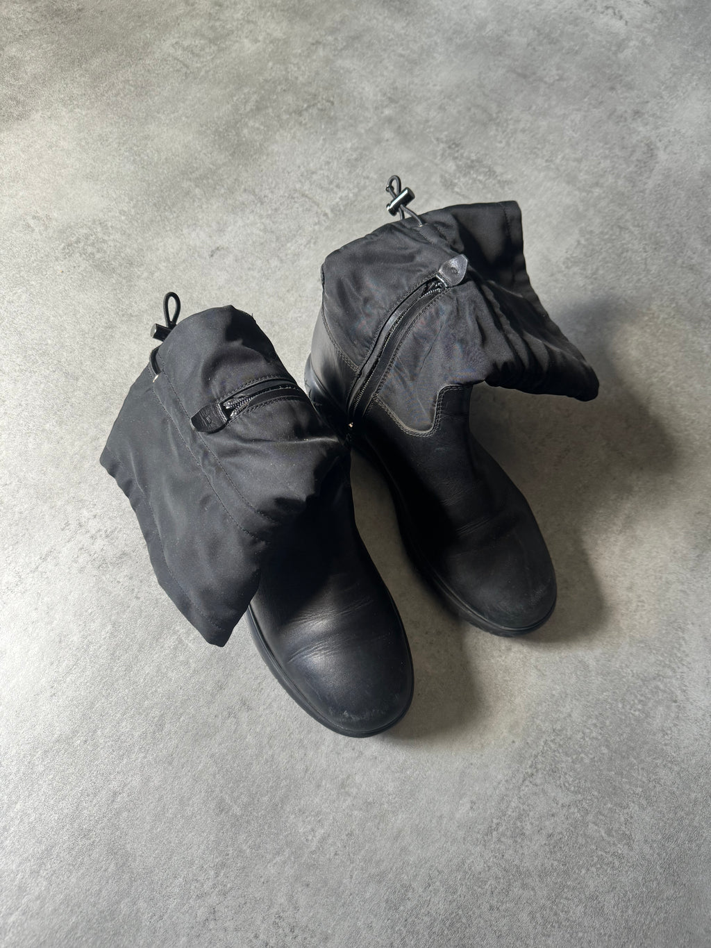 FW1999 Prada Cozy Leather Boots  (40) - 4
