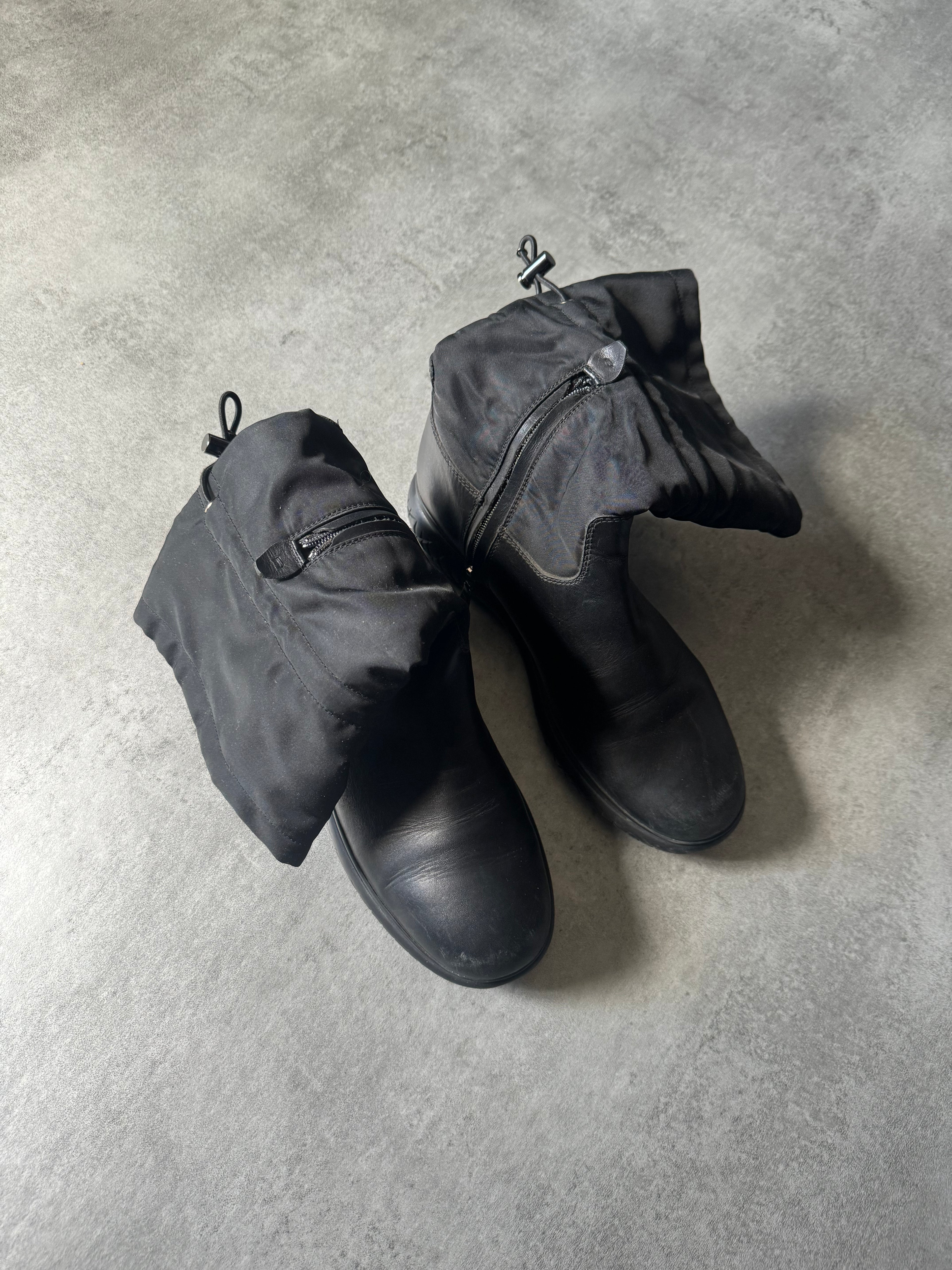 FW1999 Prada Cozy Leather Boots  (40) - 4