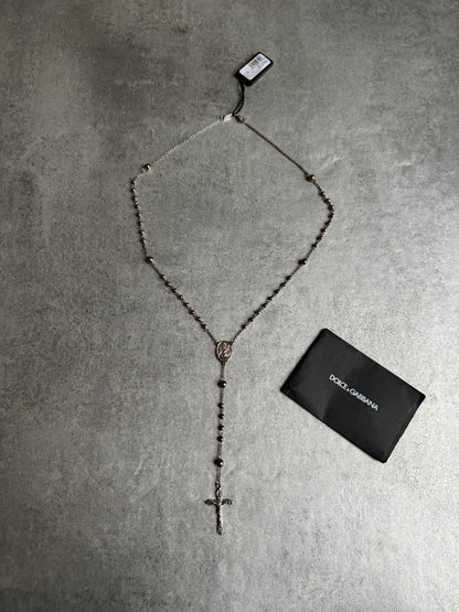 Dolce & Gabbana Grey Rosary Necklace (OS) - 2