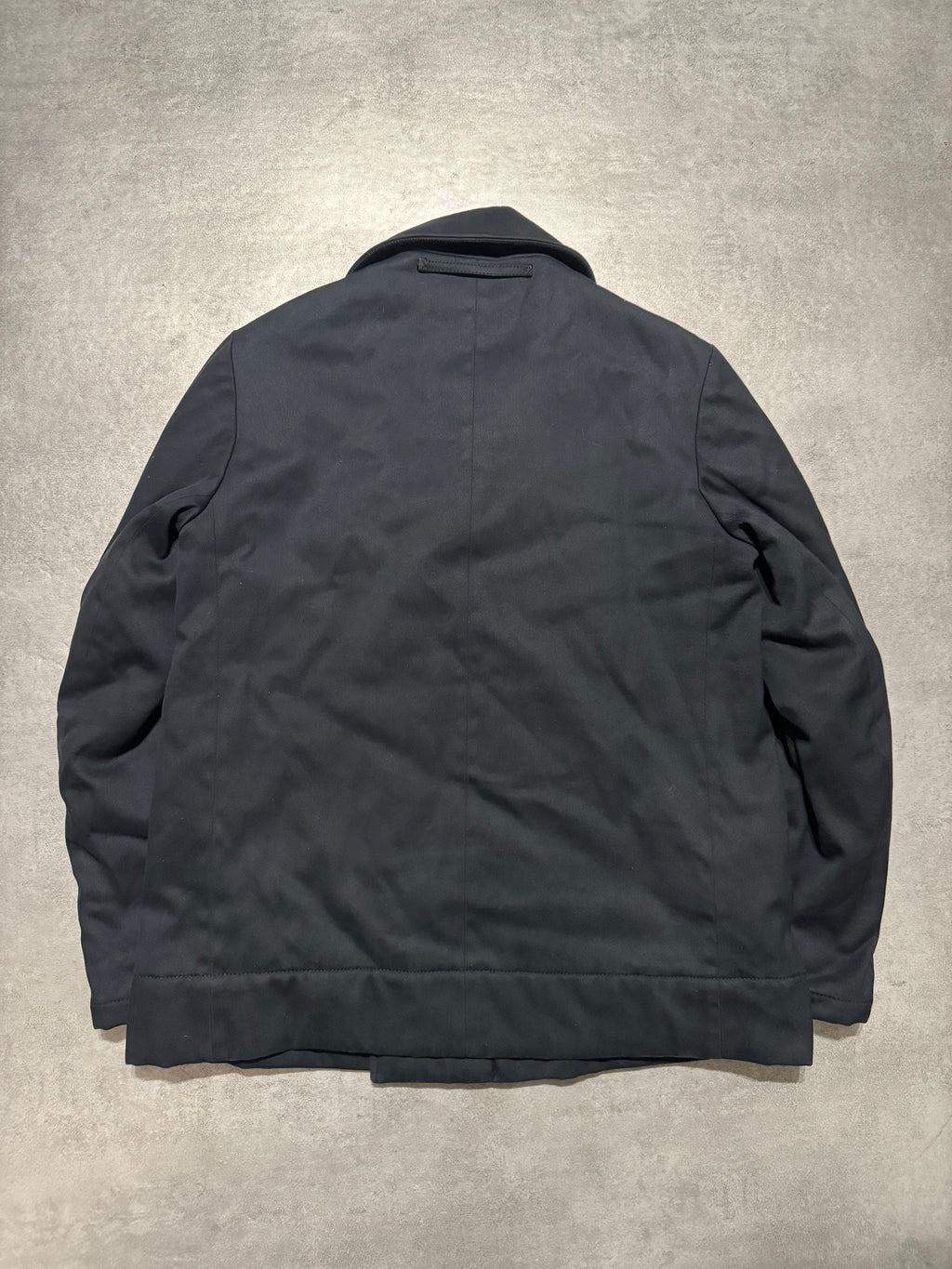 2000s Prada Navy Naval Duffle Coat (M) - 5