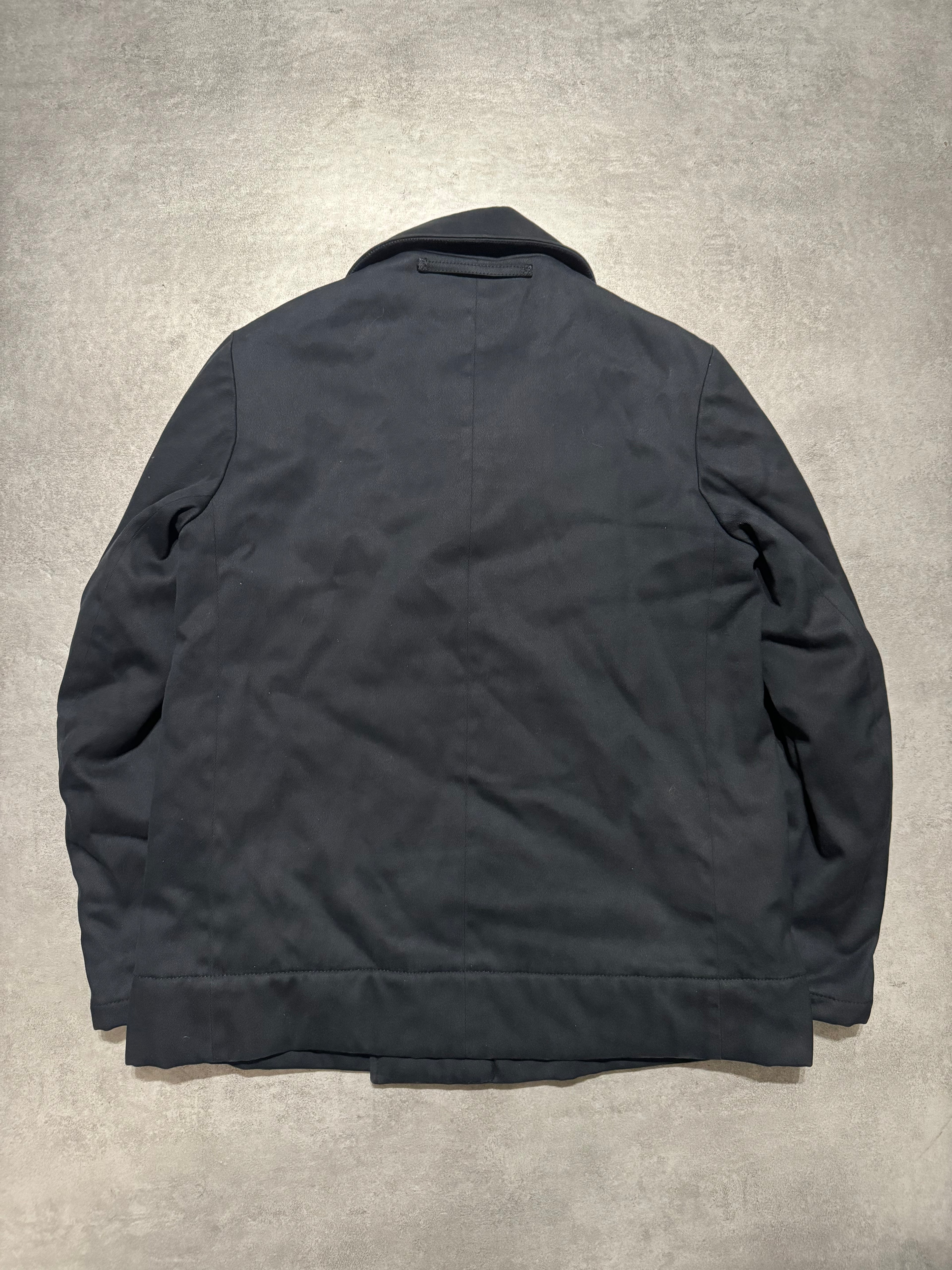2000s Prada Navy Naval Duffle Coat (M) - 5