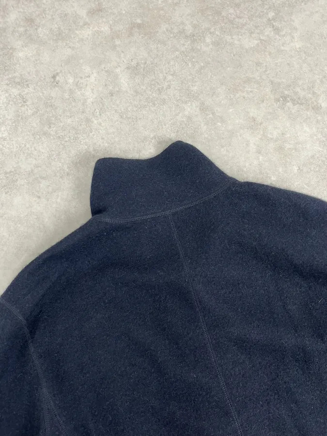 2010s Giorgio Armani Navy Wool Minimalist Officer Jacket hGLOTNw 6