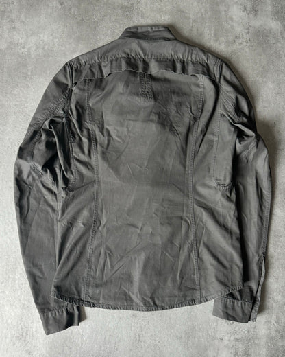 SS2015 Rick Owens Neutral Slave Asymmetrical Brut Jacket (L) - 3