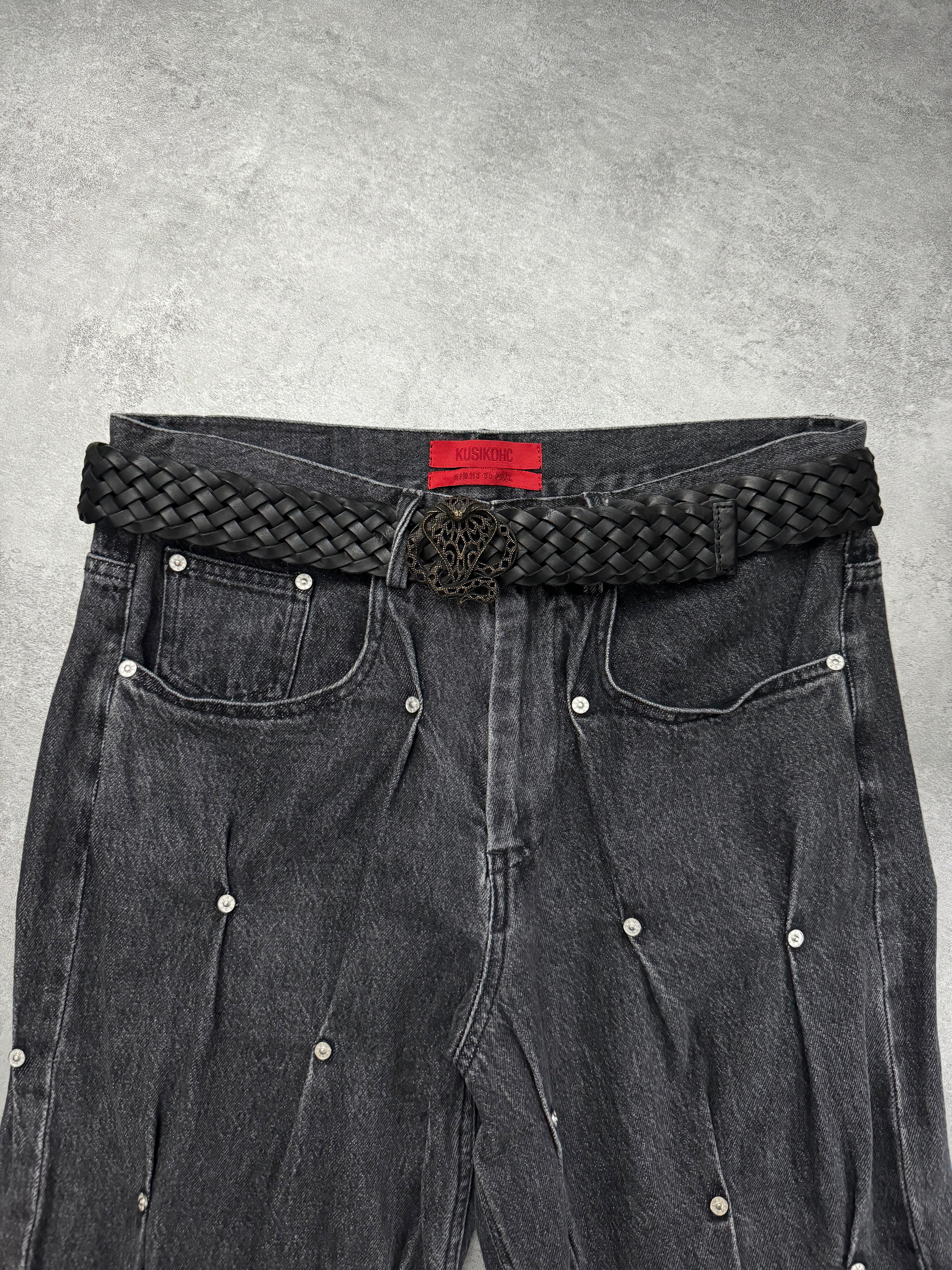 Artisanal Cobra Black Shadow Belt (OS) - 1