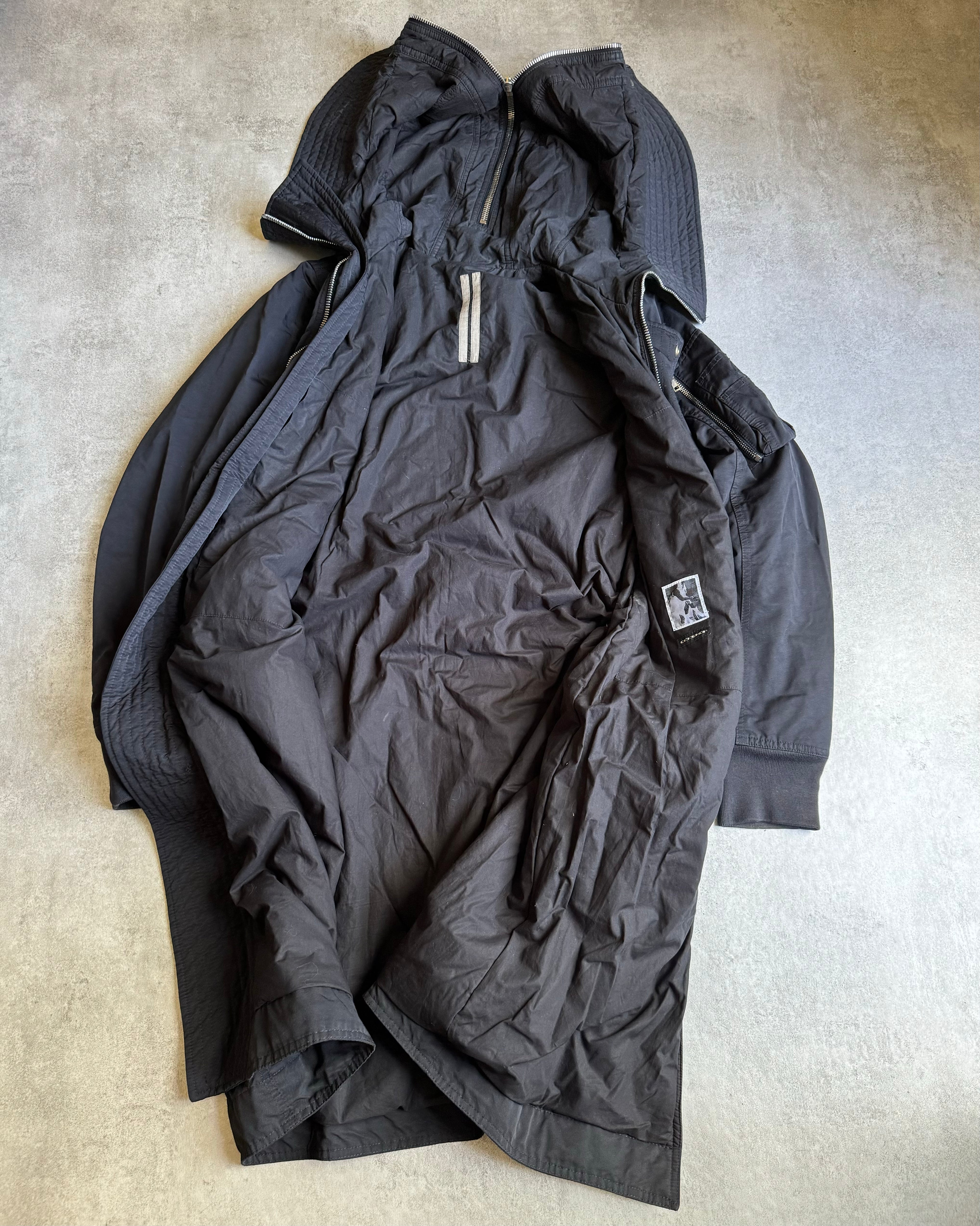 ジャケット・アウター rickowens drkshdw 18fw mega parka Rick Owens DRKSHDW zip-up Padded Parka | Black | FARFETCH