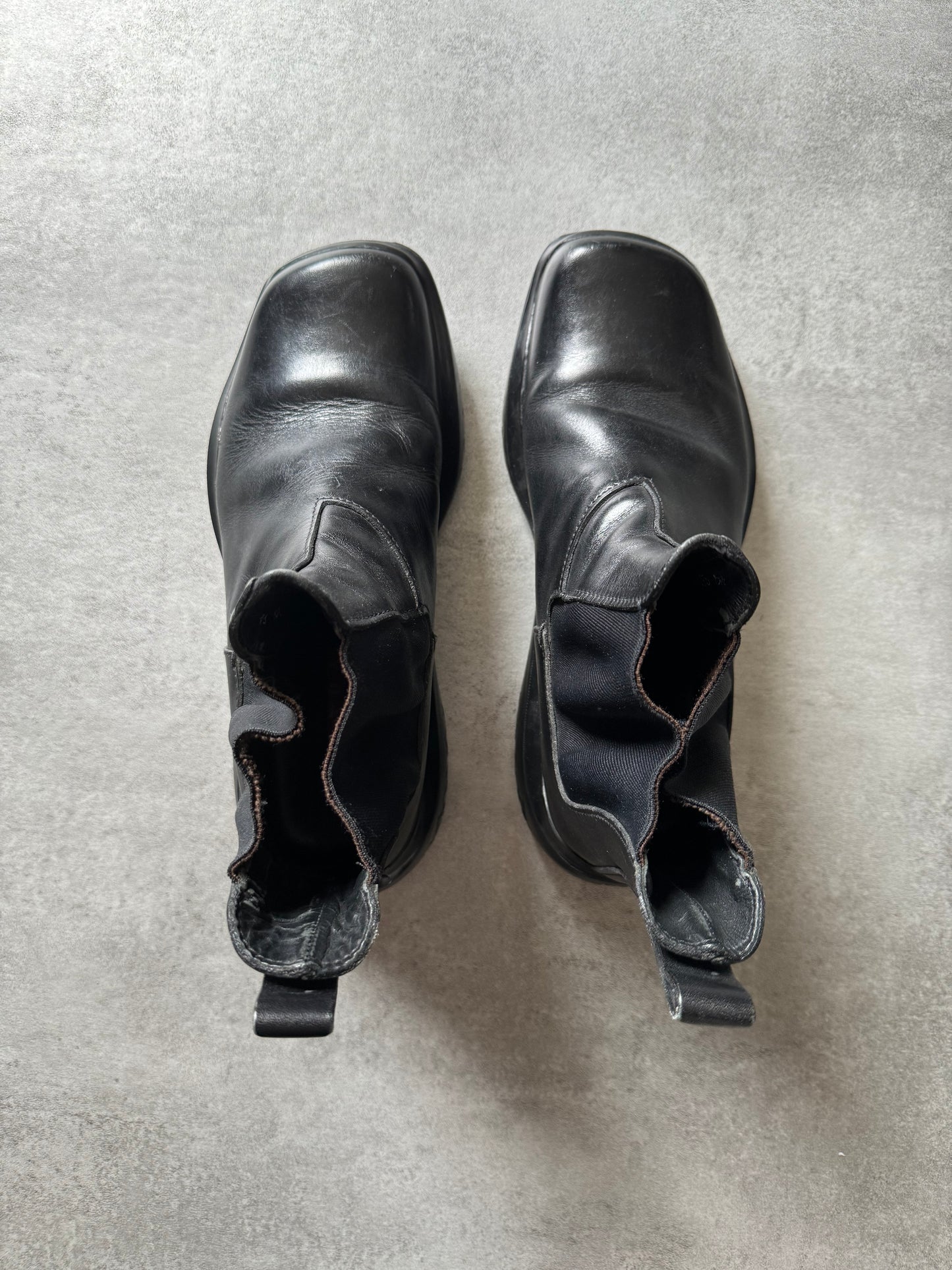 FW1999 Prada Black Leather Boots (40) - 2