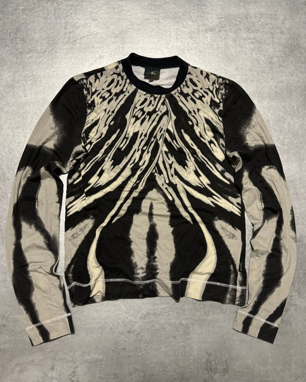 SS2002 Cavalli Hallucination Zebra Longsleeves (S) - 1