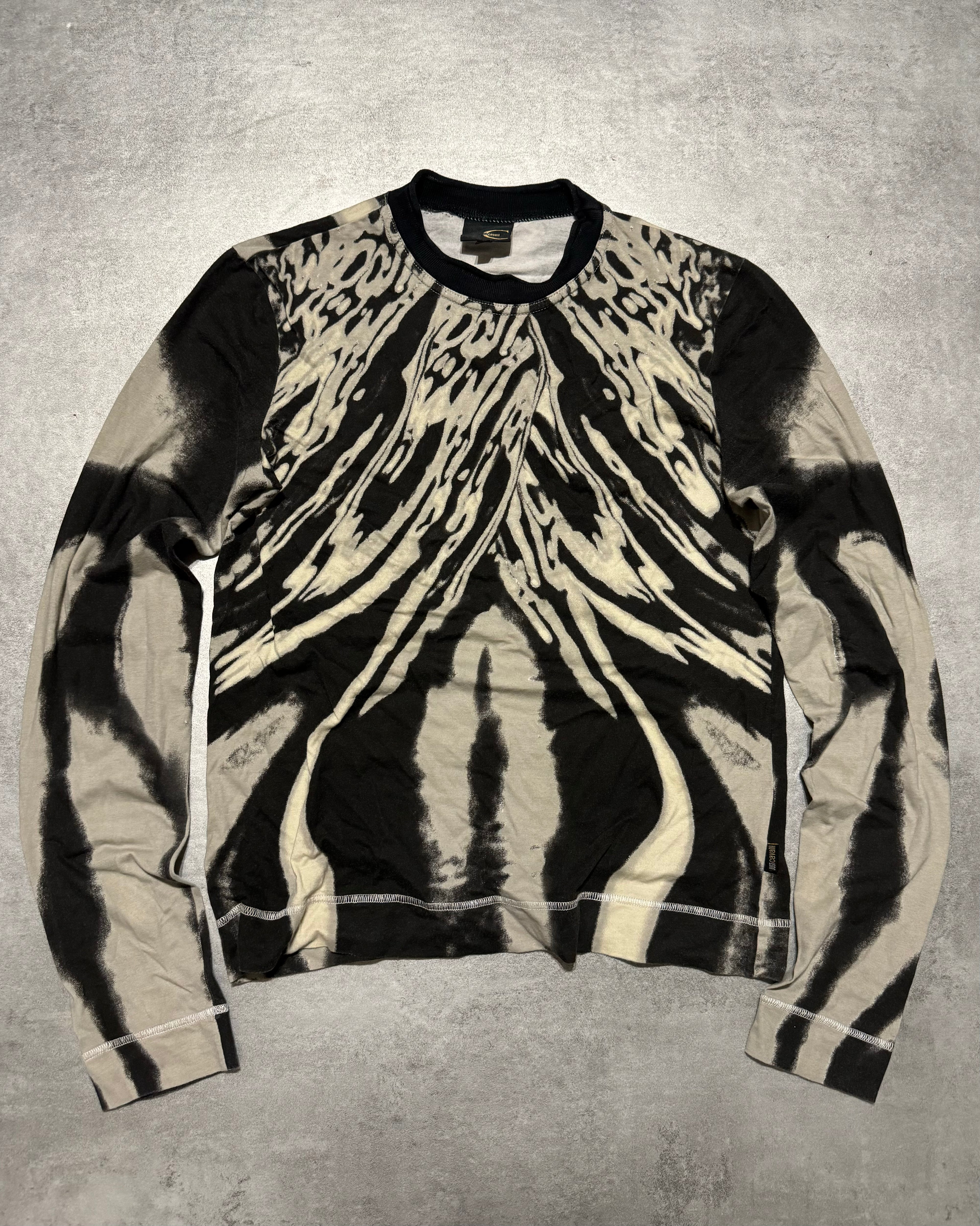 SS2002 Cavalli Hallucination Zebra Longsleeves (S) - 1