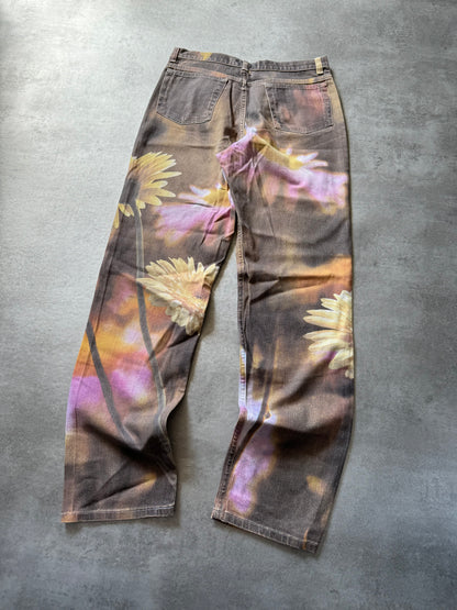 2000s Roberto Cavalli Flowers Power Pants  (M) - 6