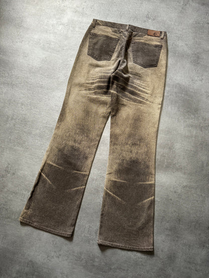 SS2004 Cavalli Faded Brown Sand Desert Pants (M) - 4